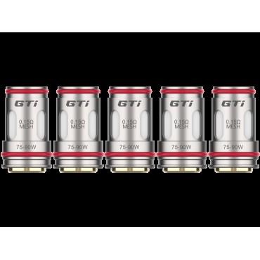 Vaporesso - GTI Mesh - Verdampferköpfe 0.15 / 0.20 / 0.40 Ohm (5 Stück)