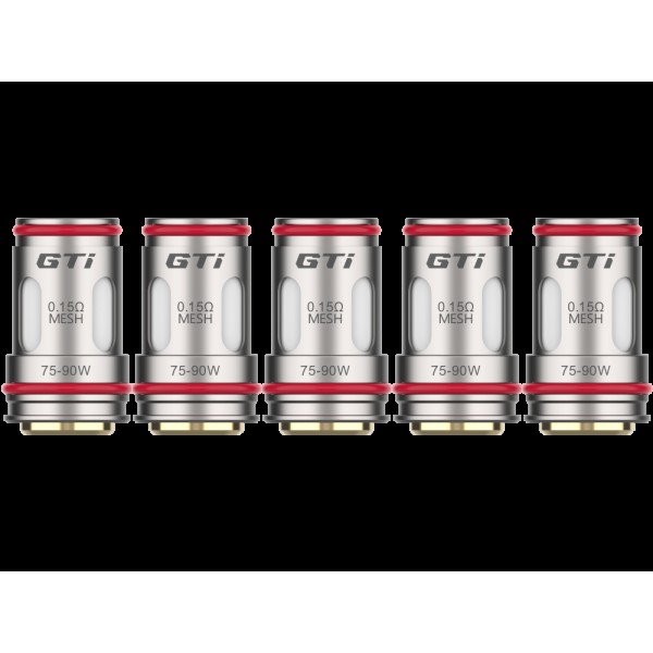 Vaporesso - GTI Mesh - Verdampferköpfe 0.15 / 0.20 / 0.40 Ohm (5 Stück)