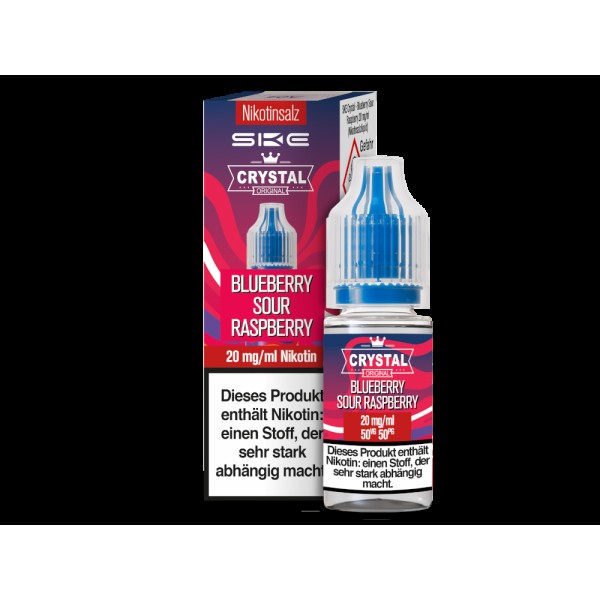 SKE - Crystal - Nikotinsalz Liquid - Blueberry Sour Raspberry