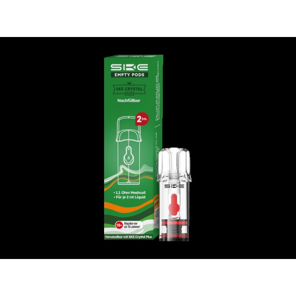 SKE - Crystal Plus Pod (2 ml) 1.10 Ohm (2 Stück)