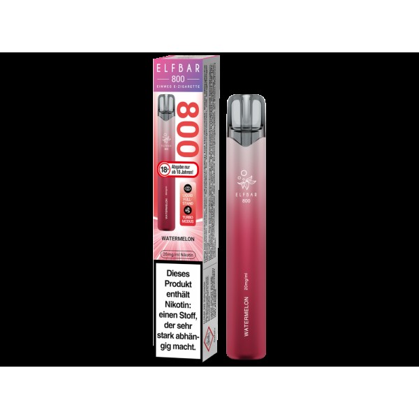 Elfbar 800 Einweg E-Zigarette / Vape (2 ml) 20 mg/ml