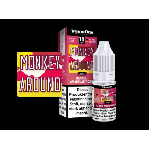 InnoCigs - Monkey Around - Bananen-Amarenakirsche Liquid
