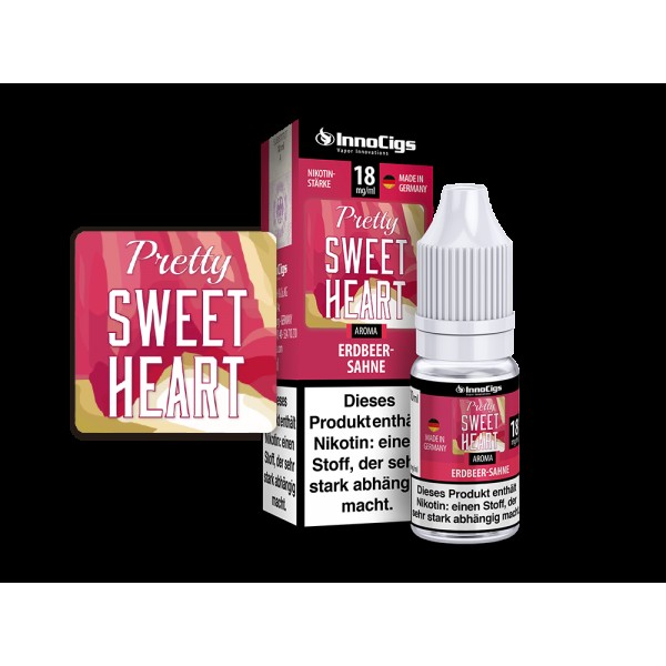 InnoCigs - Pretty Sweetheart - Erdbeer Sahne Liquid