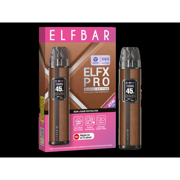 Elfbar - Elfx Pro Kit (2 ml) 1200 mAh E-Zigarette / Vape
