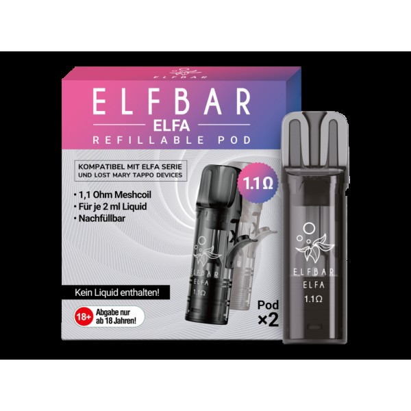 ELFBAR - Elfa (2 ml) Leerpod (2 Stück)