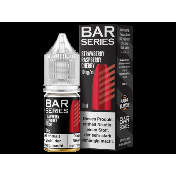 Bar Series - Strawberry Raspberry Cherry - Nikotinsalz Liquid