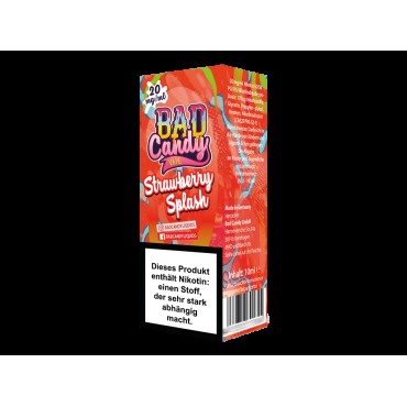 Bad Candy Liquids - Strawberry Splash - Nikotinsalz Liquid