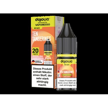 Dojoliq - Ten Tangerine - Nikotinsalz Liquid