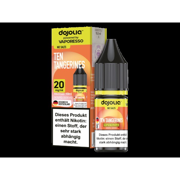 Dojoliq - Ten Tangerine - Nikotinsalz Liquid