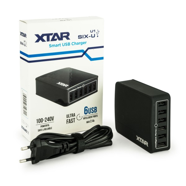 Xtar U1 six-U Netzadapter & USB Verteiler
