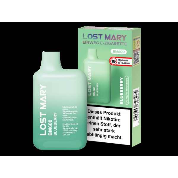 Lost Mary - BM600 (2 ml) 20 mg/ml - Einweg E-Zigarette