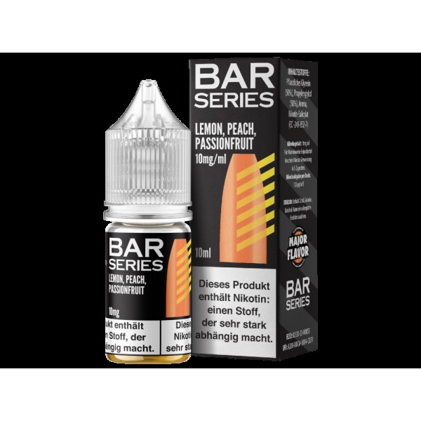 Bar Series - Lemon Peach Passionfruit - Nikotinsalz Liquid