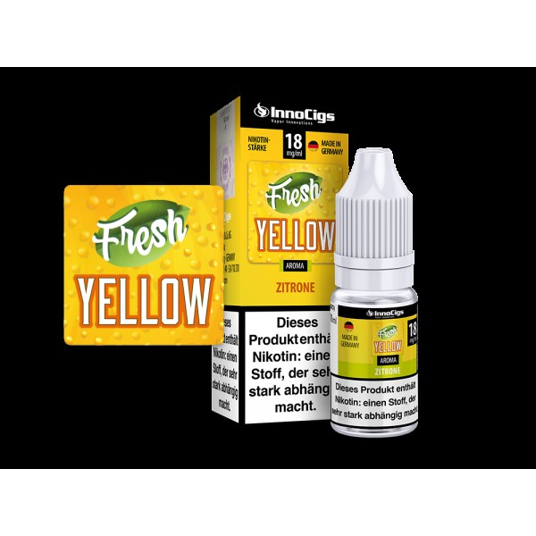 InnoCigs - Fresh Yellow - Zitronen Liquid