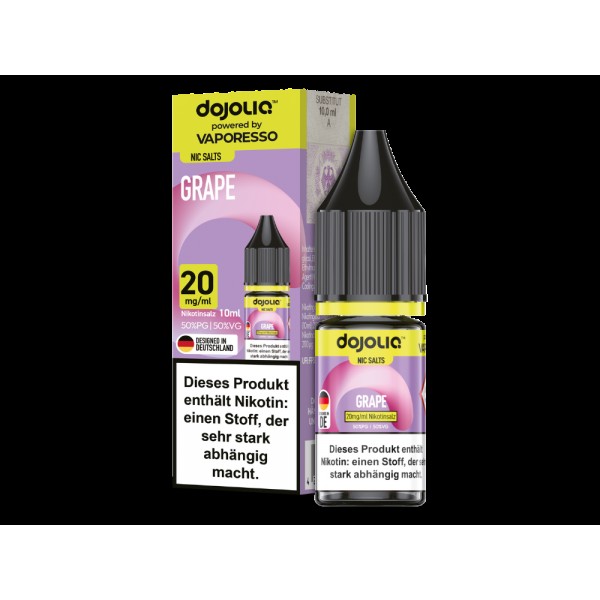 Dojoliq - Grape - Nikotinsalz Liquid