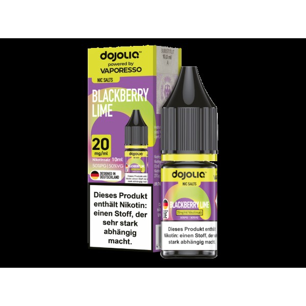 Dojoliq - Blackberry Lime - Nikotinsalz Liquid