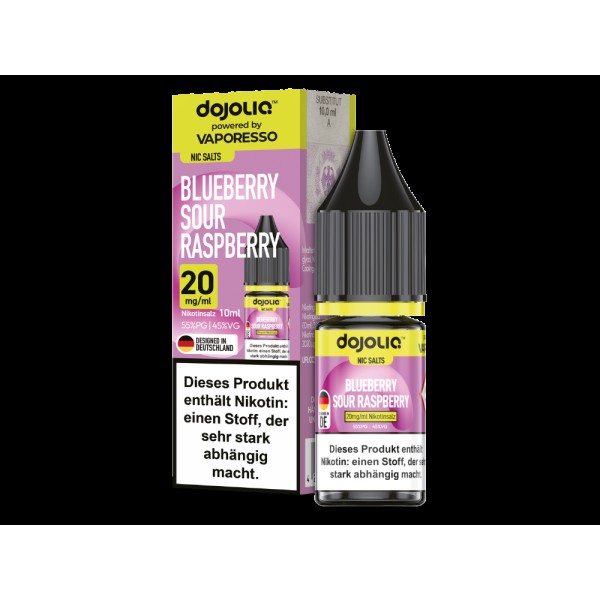 Dojoliq - Blueberry Sour Raspberry - Nikotinsalz Liquid