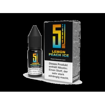 5EL - Lemon Peach Ice - Nikotinsalz Liquid