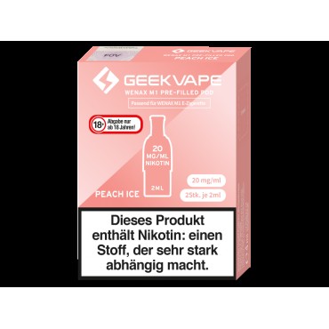 GeekVape - Wenax M1 Pods (2 x 2 ml) 20 mg/ml (2 Stück)