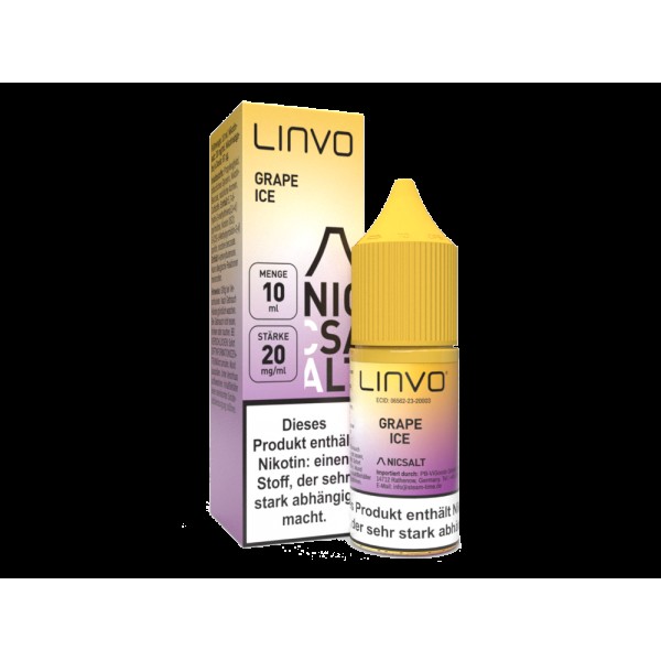 Linvo - Grape Ice - Nikotinsalz Liquid
