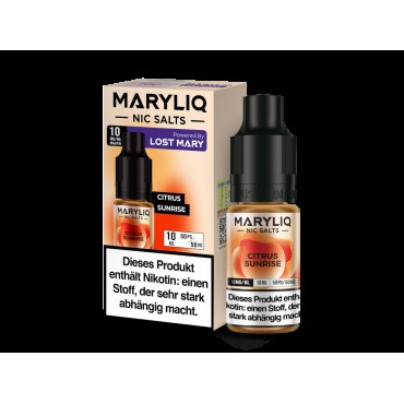 MARYLIQ - Citrus Sunrise - Nikotinsalz Liquid