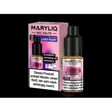 MARYLIQ - Blueberry Watermelon Lemonade - Nikotinsalz Liquid