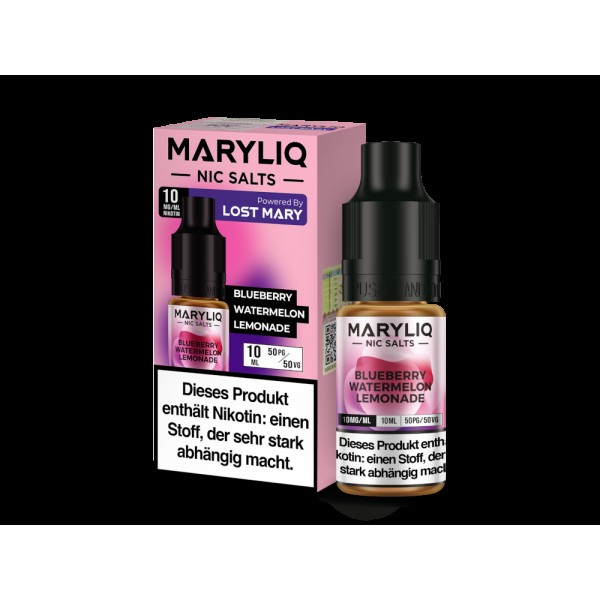 MARYLIQ - Blueberry Watermelon Lemonade - Nikotinsalz Liquid
