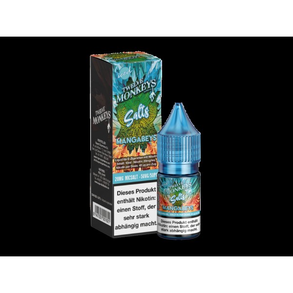 Twelve Monkeys - Iced - Mangabeys - Nikotinsalz Liquid