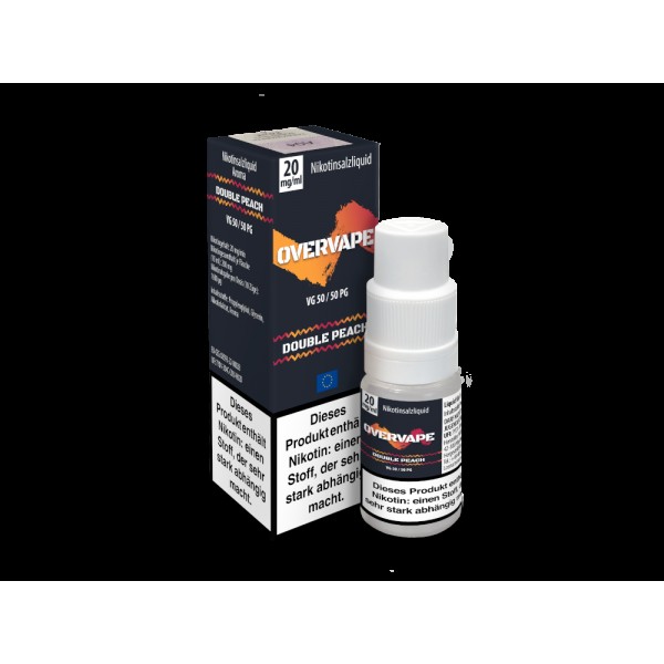 Overvape - Double Peach - Nikotinsalz Liquid
