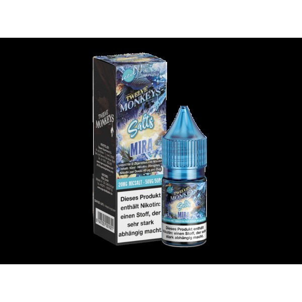Twelve Monkeys - Iced - Mira - Nikotinsalz Liquid