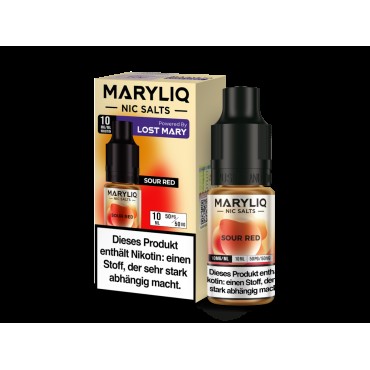 MARYLIQ - Sour Red - Nikotinsalz Liquid