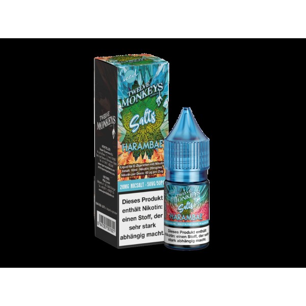 Twelve Monkeys - Iced - Harambae - Nikotinsalz Liquid