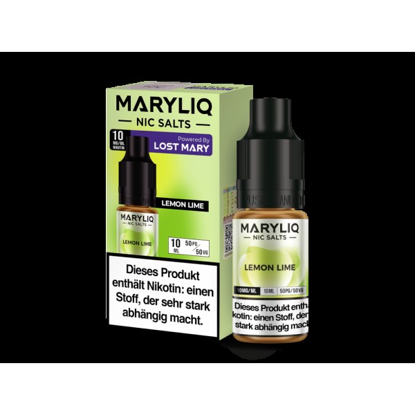 MARYLIQ - Lemon Lime - Nikotinsalz Liquid