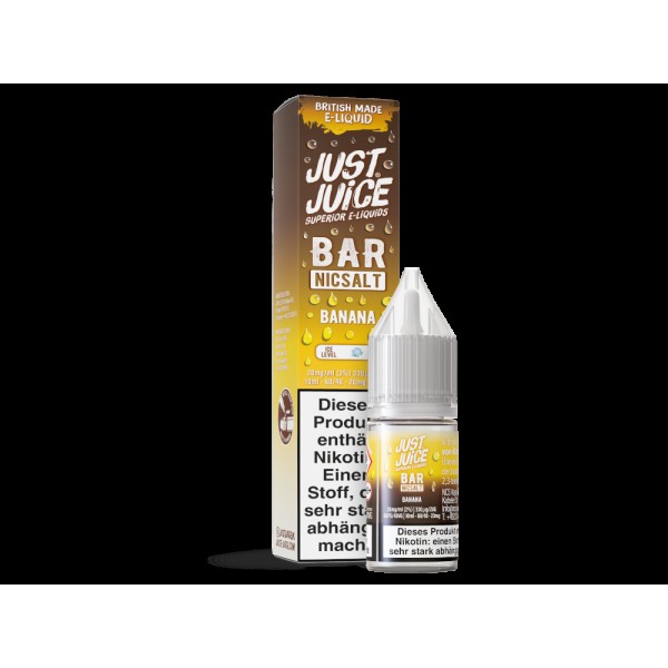 Just Juice - Bar - Banana - Nikotinsalz Liquid