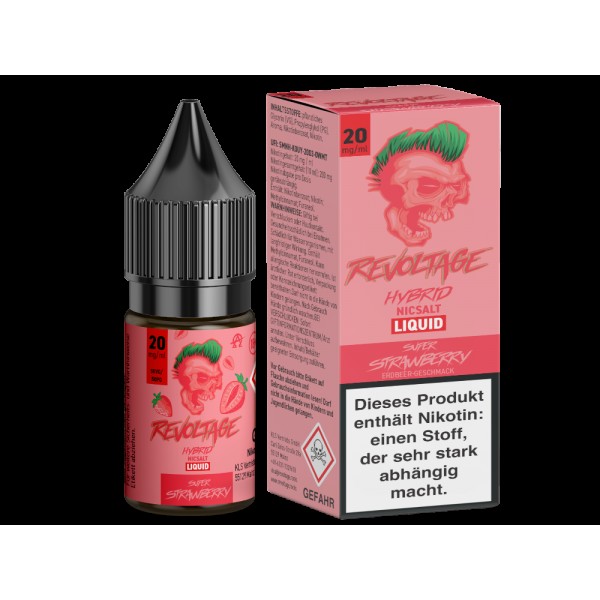 Revoltage - Super Strawberry - Hybrid Nikotinsalz Liquid