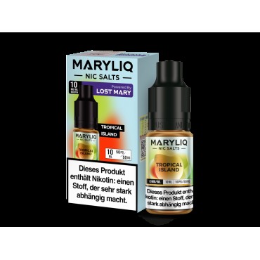MARYLIQ - Tropical Island - Nikotinsalz Liquid