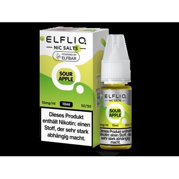 ELFLIQ - Sour Apple - Nikotinsalz Liquid