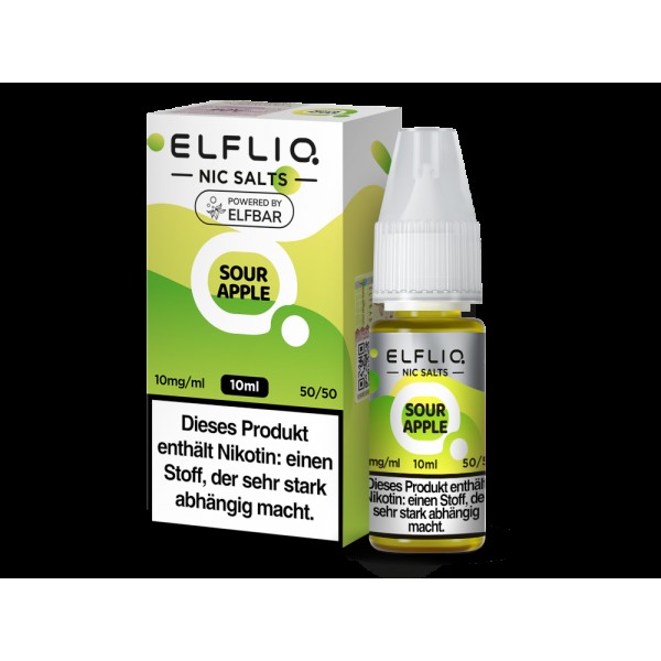 ELFLIQ - Sour Apple - Nikotinsalz Liquid