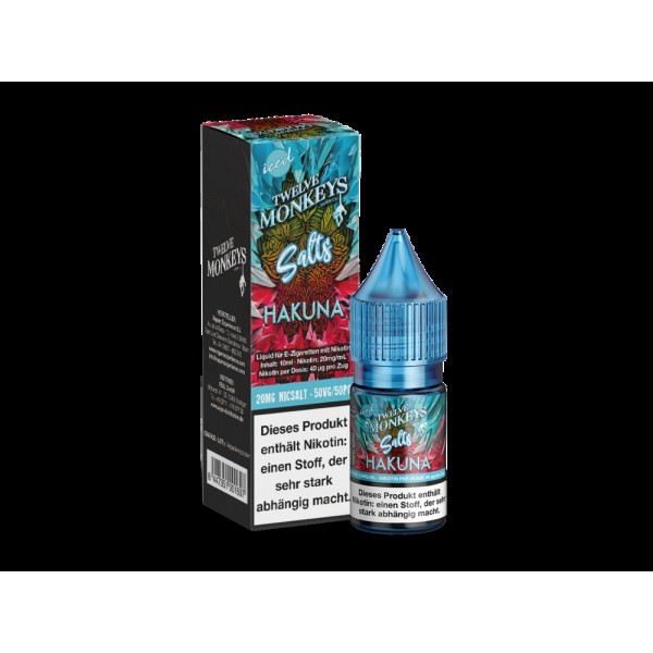 Twelve Monkeys - Iced - Hakuna - Nikotinsalz Liquid
