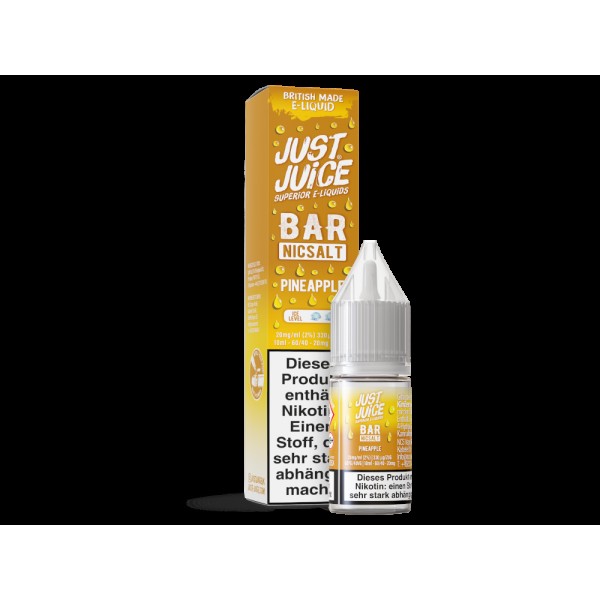 Just Juice - Bar - Pineapple - Nikotinsalz Liquid