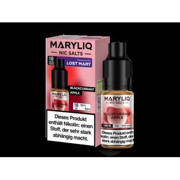 MARYLIQ - Blackcurrant Apple - Nikotinsalz Liquid