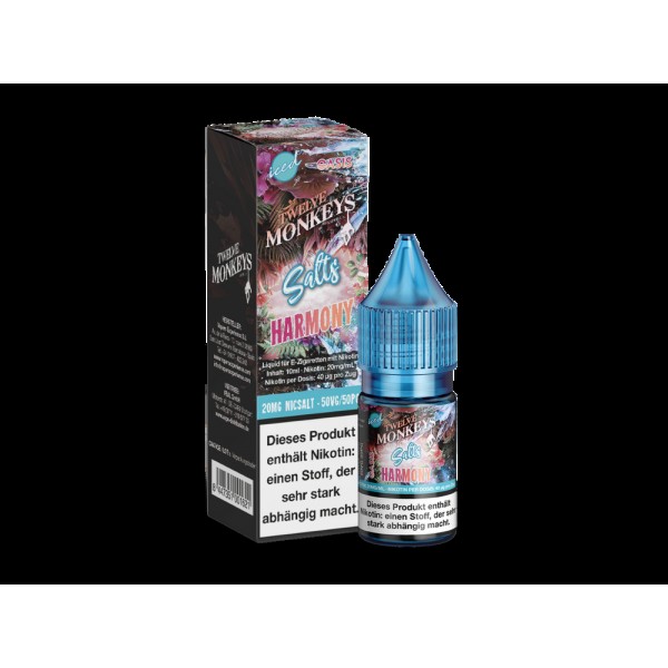 Twelve Monkeys - Iced - Harmony - Nikotinsalz Liquid