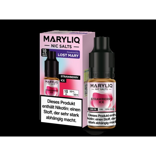 MARYLIQ - Strawberry Ice - Nikotinsalz Liquid