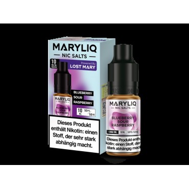MARYLIQ - Blueberry Sour Raspberry - Nikotinsalz Liquid