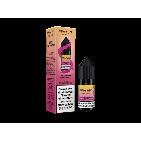 Elux - Legend - Lemon Peach Passion - Nikotinsalz Liquid