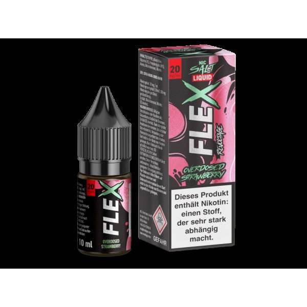 Revoltage - FLEX - Strawberry - Nikotinsalz Liquid