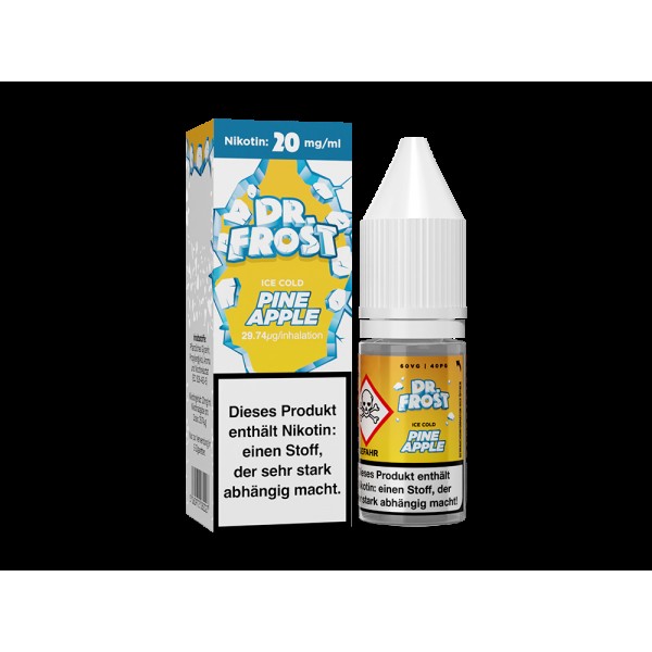 Dr. Frost - Ice Cold - Pineapple - Nikotinsalz Liquid