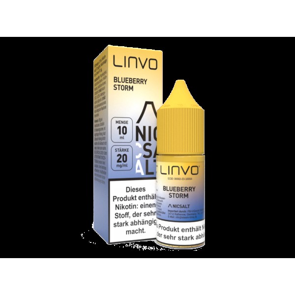 Linvo - Blueberry Storm - Nikotinsalz Liquid