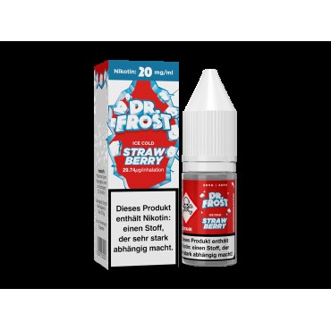 Dr. Frost - Ice Cold - Strawberry - Nikotinsalz Liquid