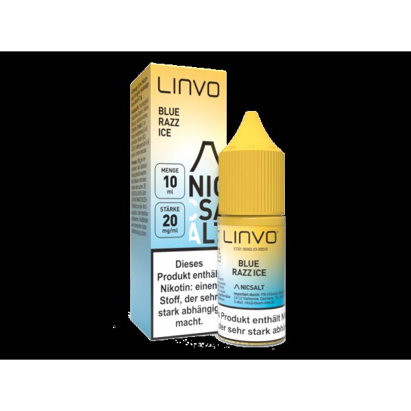 Linvo - Blue Razz Ice - Nikotinsalz Liquid