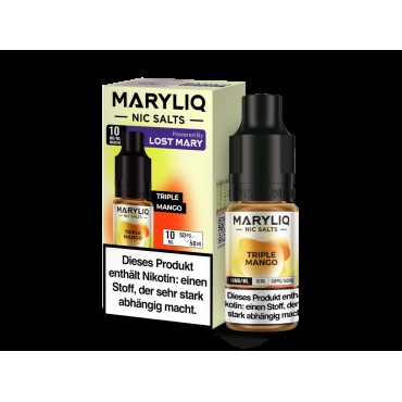 MARYLIQ - Triple Mango - Nikotinsalz Liquid